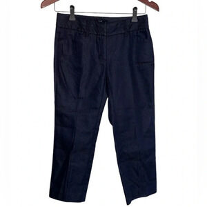 Jacob metallic navy blue capris size 0